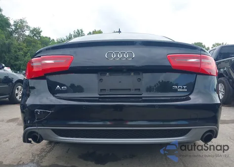 2013 Audi A6 3.0T Premium from USA, damaged, VIN WAUHGAFC0DN086230